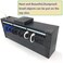 Jingchengmei 4U Hinged Wall Mount Network Rack Equipment Rack with Roof JCMCVWRF4U
