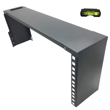 Jingchengmei 4U Hinged Wall Mount Network Rack Equipment Rack with Roof JCMCVWRF4U