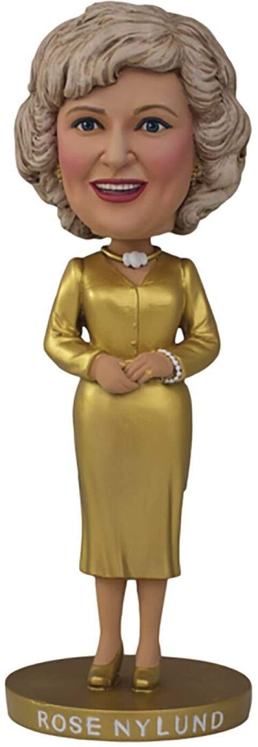 Icon Heroes Golden Girls Rose Nylund Gold Dress Bobblehead SDCC Exclusive