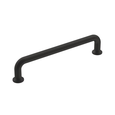 Amerock  Cabinet Pull  Matte Black  5116 inch 128 mm CentertoCenter  Factor  1 Pack  Drawer Pull  Cabinet Handle  Cabinet Hardware