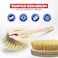 Yerba Prima Tampico Skin Brush Pack of 1  Natural Vegetable Fiber Bristles for Dry Skin Brushing