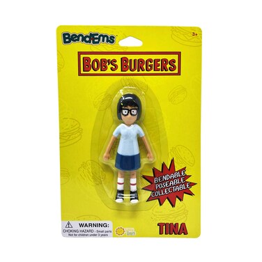 Sunny Days Entertainment BendEms Collectible Posable Action Figure  Bobs Burgers Tina