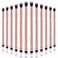 Perthlin 12 Pcs Eyeshadow Smudge Brush 2 in 1 Eyeshadow Brush Double Ended Concealer Brush Under Eye Small Soft Firm Pointed Foundation Makeup Applicator for Blending Eye Shadow Liner Rose Gold