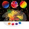 Clear Plastic Paint Palettes  Big Size NonStick Acrylic Palette Oval Artist Paint Mixing Palette for Acrylic Oil Paints Mixing  Easy Clean 12 x157