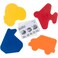 Perler SUV Sailboat Car and Airplane Fuse Bead Pegboard Set with Ironing Paper Multicolor Small 6 Piece