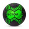 Vector X Street Soccer Rubber Moulded Football Size5 Green Black