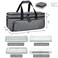 IMAGINING Carrying Case for Cricut Maker DoubleLayer Bag Machine with Cover and Cutting Mat Pocket Compatible Explore Air Organization Storage Bags Accessories Grey Grey Modern