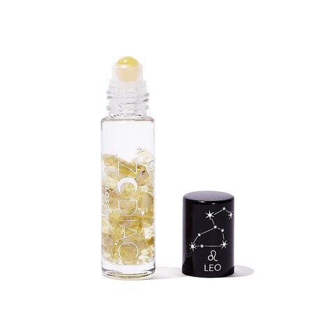 Blossom Zodiac Sign Vanilla Scented Moisturizing RollOn Lip Gloss with Crystals Made in USA 020 fl oz59ml Leo
