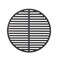 DcYourHome 15 Cast Iron Cooking Grid Grates for Big Green Egg Replacement Parts Round Cooking Grate for Medium Big Green Egg Grill Accessories BBQ Round Grate Accessories