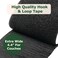 ECOHomes Heavy Duty Strips for Couch Cushions 4 Inch x 65 FT Keep Sofa Cushions from Sliding  Adhesive Hook And Loop Tape Roll To Prevent Sliding Couch Cushion Outdoor Non Slip Furniture Grip Black