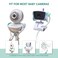 Baby Monitor Mount Universal Infant Video Monitor Holder by Moonybaby Baby Camera Shelf Baby Monitor Stand Flexible Camera Stand and Bendy Arm for Nursery Fit for Most Baby Cameras