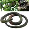 PSMILE QY 3PCS Realistic Rubber Snakes Fake Snakes Glow Yellow Black Green in Dark Snake Toys
