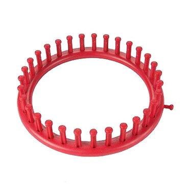 Round Knitting Looms Set DIY Home Round Craft Tool with Hook Needle Kit for Hat Scarf Shawl Sweater Sock Blankets Knitter