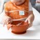 Bumkins Baby Bowl Silicone Feeding Set with Suction for Baby and Toddler Includes Spoon and Lid First Feeding Set Training Essentials for Baby Led Weaning for Babies 4 Months Up Clay