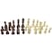 NUOBESTY Wooden Chess PiecesStaunton Chess Pieces32 Pieces25 InchPieces Only No Board