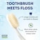 MOUTHWATCHERS Dr Plotkas Extra Soft Flossing Toothbrush Manual Soft Toothbrush for Adults  Ultra Clean Toothbrush  Good for Sensitive Teeth and Gums  1 Red Toothbrush