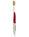MOUTHWATCHERS Dr Plotkas Extra Soft Flossing Toothbrush Manual Soft Toothbrush for Adults  Ultra Clean Toothbrush  Good for Sensitive Teeth and Gums  1 Red Toothbrush