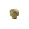 BelwithKeeler Verge Collection Knob 1316 Inch Diameter Brushed Golden Brass Finish