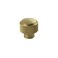 BelwithKeeler Verge Collection Knob 1316 Inch Diameter Brushed Golden Brass Finish