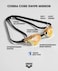 ARENA Unisex Cobra Core Swipe AntiFog Racing Swim Goggles for Men and Women Polycarbonate Mirror Lens AquaBlack