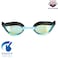 ARENA Unisex Cobra Core Swipe AntiFog Racing Swim Goggles for Men and Women Polycarbonate Mirror Lens AquaBlack