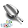 NINGVIHE Ice Scoop12OZ Ice Scoop For MultiPurpose UseStainless Steel Metal Food Scoop Kitchen Restaurant Bar Party Wedding Ice Machine Heavy Duty Scoops for Household PurposesSilverB
