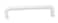 Laurey 34942 Plastic Cabinet Hardware Pull 375 Inch White 25 Piece