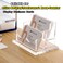 Business Card Holder for Desk 2 Tier 2 Slots Clear Acrylic Business Card Display Stand for Women and Men Organize 100 Cards1 Pack 2 SlotsH