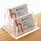 Business Card Holder for Desk 2 Tier 2 Slots Clear Acrylic Business Card Display Stand for Women and Men Organize 100 Cards1 Pack 2 SlotsH