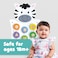 SPARK  WOW Zebra Activity Wall Panel  Ages 18m  Montessori Sensory Wall Toy  Nesting Shape Activity  Busy Board  Toddler Room Dcor