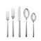 Fortessa Viggo Stainless Steel Flatware Mirrored Stainless Steel 20 Piece Place Setting Service for 4