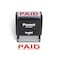 Promot Paid Stamp Self Inking Stamp  Paid Stamp for Office Accounts Payable Stamp  Rubber Stamps for Retail Use Red Ink Stamp Self Inking Stamp for Business Supplies Paid Stamper