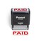Promot Paid Stamp Self Inking Stamp  Paid Stamp for Office Accounts Payable Stamp  Rubber Stamps for Retail Use Red Ink Stamp Self Inking Stamp for Business Supplies Paid Stamper