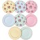BTaT Porcelain Floral Plates Royal Dessert Plates 8 inch Set of 8 Appetizer Plates Floral Plates Salad Plates Small Plates Small Plates Set Small Dishes Dinnerware