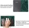Computer Mouse Pads with Tropical Leaves Design Square Waterproof NonSlip Rubber Base Mouse Mat for Office Laptop
