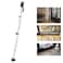 Master Lock Compact Door Stopper Folding Security Bar Adjustable for Hinged and Sliding Doors White 270EC
