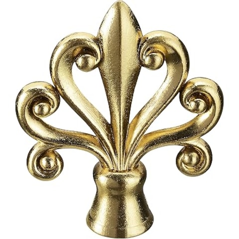 Aspen Creative Corporation Aspen Creative 24053071 Finial for Lamp Shade Antique Brass Finish 234 Height