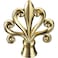 Aspen Creative Corporation Aspen Creative 24053071 Finial for Lamp Shade Antique Brass Finish 234 Height
