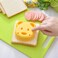 Sandwich Cutter 5 PCS Sandwich Cutter and Sealer for Kids Mini Cartoon Bear Squirrel Dolphin Sea Dog Bread Cutter Sandwich Cutters for Kids Bento Box
