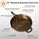 Backcountry Iron 12 Inch Smooth Wasatch PreSeasoned Round Cast Iron Skillet