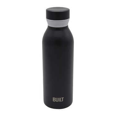 BUILT 5286286 Cascade Water Bottle 18 ounces Black