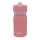 BUILT Cascade Double Wall Vacuum Insulated Stainless Steel Wide Mouth Water Bottle with Comfort Grip and Straw Lid and Carry Handle 12 Ounces