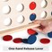 A11N 4inaRow Game with Carrying Bag  20x20 inch Board  Premium Wooden 4 Connect Game for Family Fun
