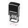 Self Inking Rubber Stamp Phrase with Date Stamp Refillable Office Supply Business Stamps Expiration Date