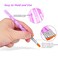 10 Pcs Gel Nail Brush Set 7 Pcs UV Gel Nail Painting Brushes with 3 Pcs Nail Art Liner Brushes Nail Art Brush Nail Painting Brush Pen Set for Acrylic Application