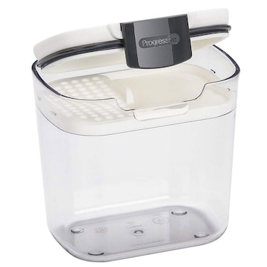 Progressive International Prepworks Mini ProKeeper 15 Cup Spice Herb Baking SodaPowder Snack Airtight Food Storage Container Clear