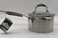 David Burke Gourmet Pro Stature EZ Strain Cookware 25 qt sauce pan