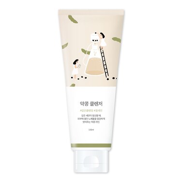 ROUND LAB Soybean Nourishing Cleanser  Scrub foam cleanser Gentle exfoliation Remove blackheads and excess sebum a potent plantderived ingredient 507floz