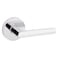 Kwikset Milan Interior Passage Door Handle Lever For Closet and Hallway Doors Reversible NonLocking Handle Lever Polished Chrome