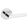 Kwikset Milan Interior Passage Door Handle Lever For Closet and Hallway Doors Reversible NonLocking Handle Lever Polished Chrome